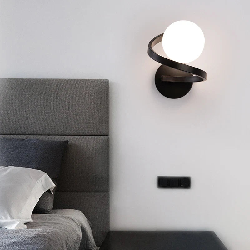 Astra Spiral Wall Light