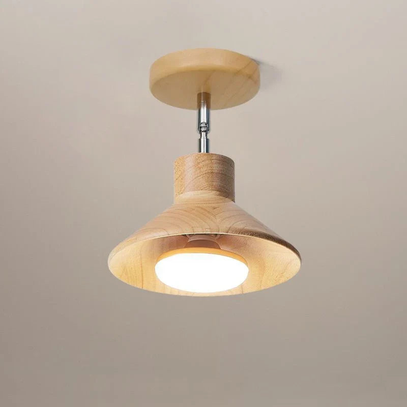 NordicWood Cone Ceiling Lamp
