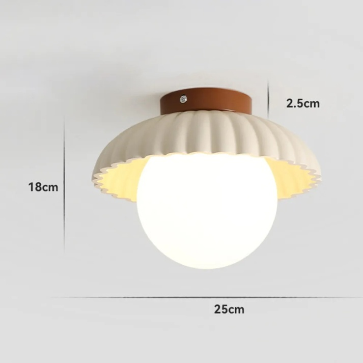 Iron Hallway Flush Mount Light