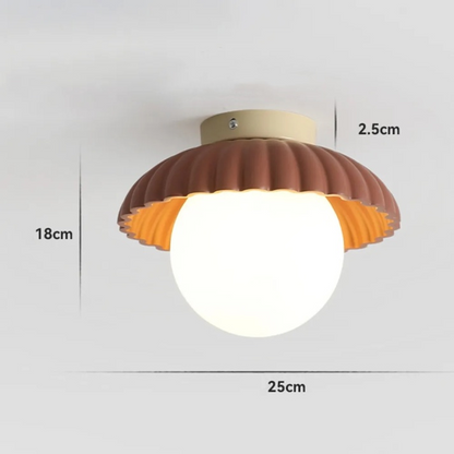 Iron Hallway Flush Mount Light