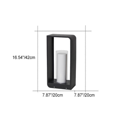 Modern Square Outdoor LED Light | Waterproof Solar LED Light