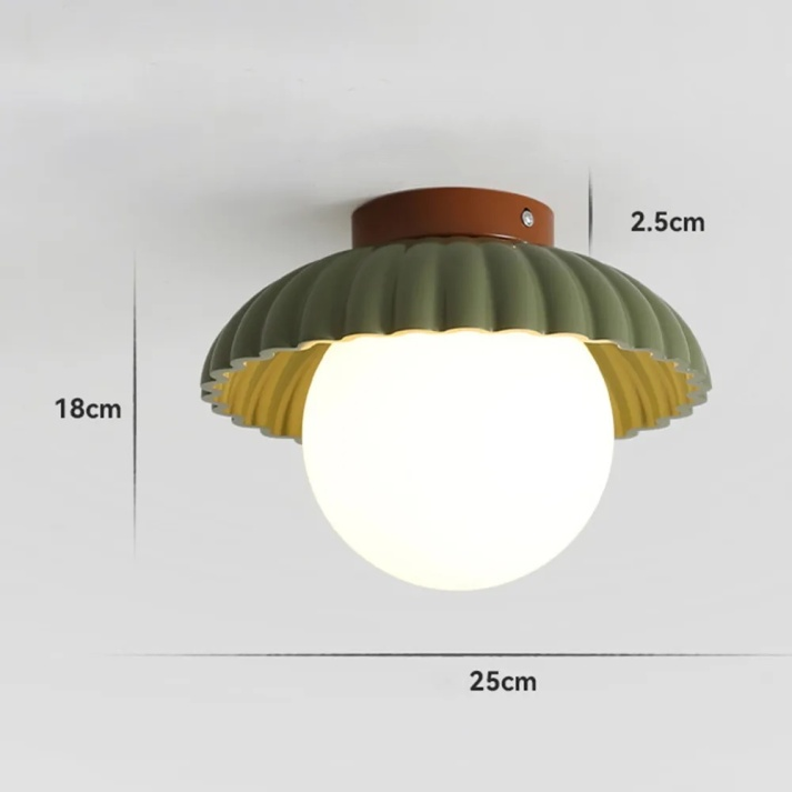 Iron Hallway Flush Mount Light