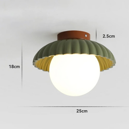 Iron Hallway Flush Mount Light