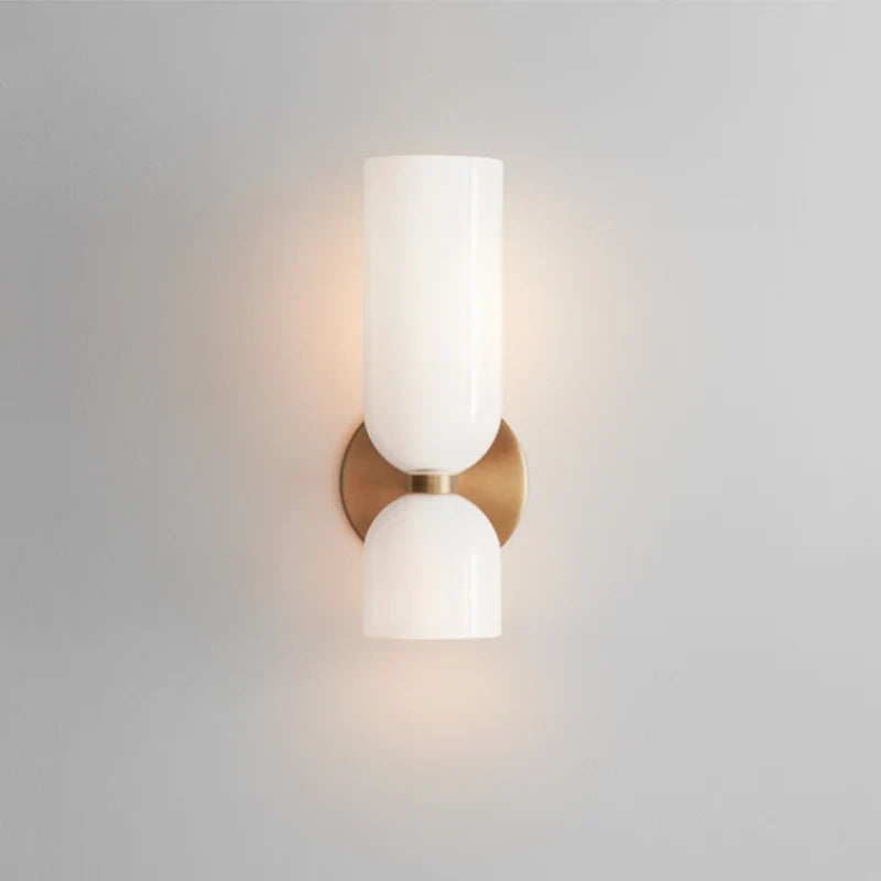 Nordic Smoked Glass Wall Lamp