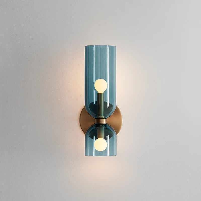 Nordic Smoked Glass Wall Lamp
