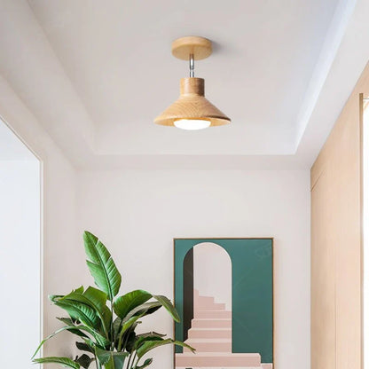 NordicWood Cone Ceiling Lamp