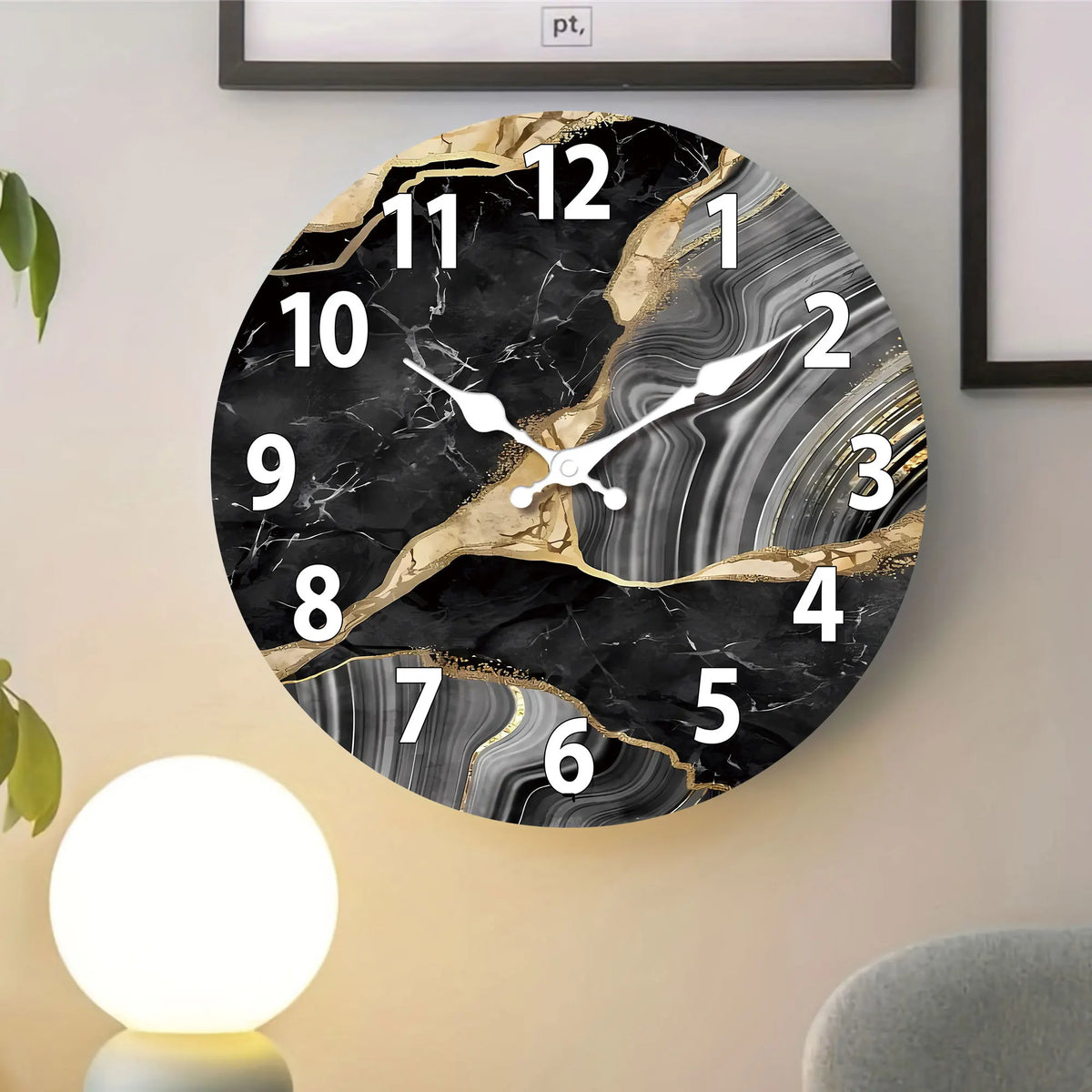 MarbellaTime Wooden Wall Clock