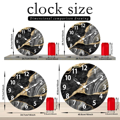 MarbellaTime Wooden Wall Clock