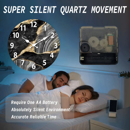 MarbellaTime Wooden Wall Clock