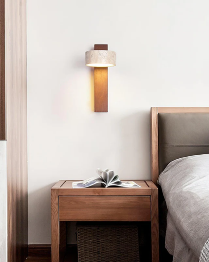 Travertine Stone Wall Lamp