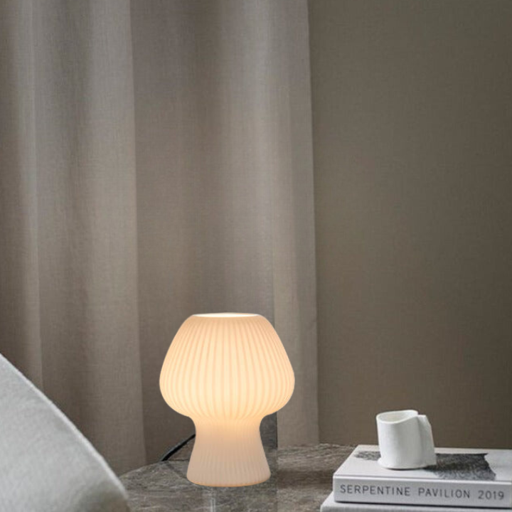 Mushroom Glass Bedside Lamp