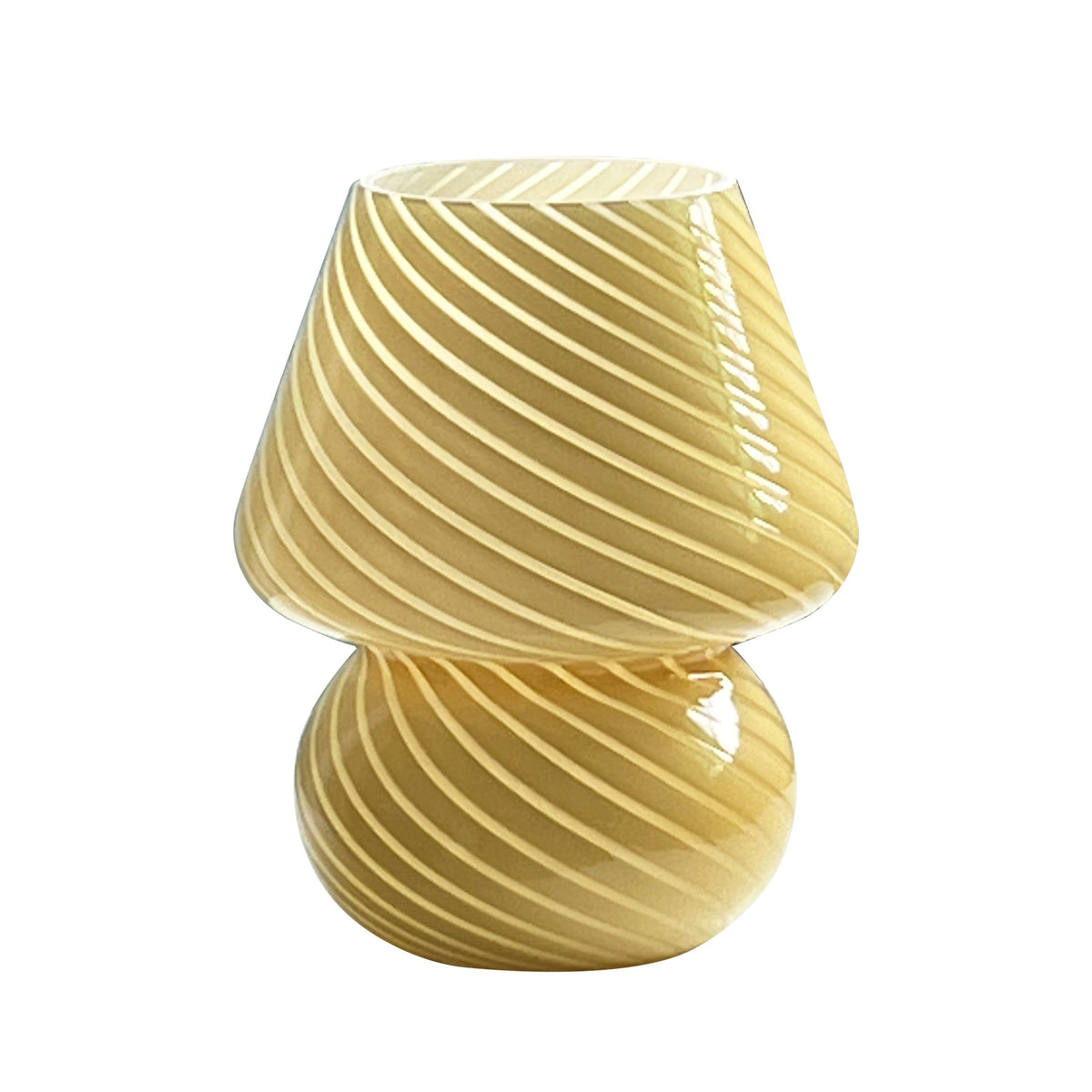 Murano Mushroom Glass Lamp