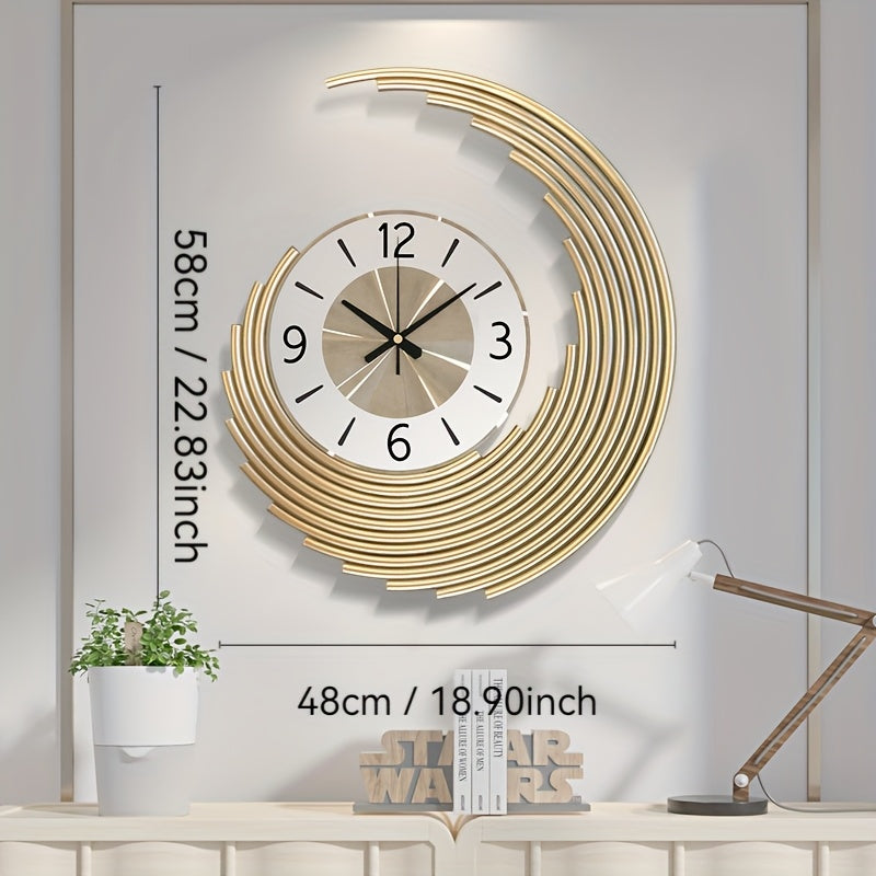 3D Metal Wall Clock