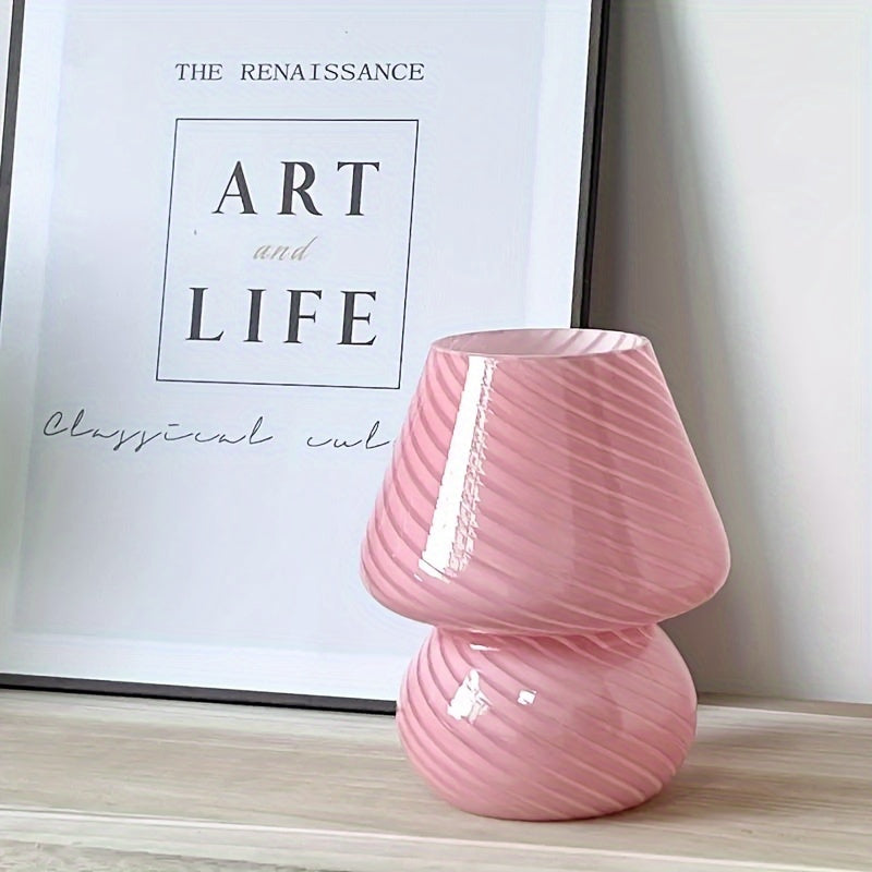 Murano Mushroom Glass Lamp