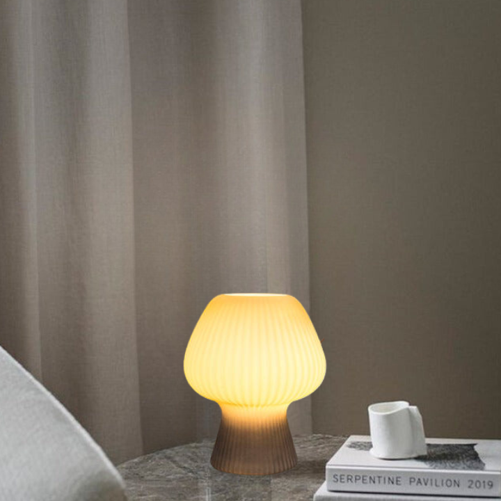 Mushroom Glass Bedside Lamp