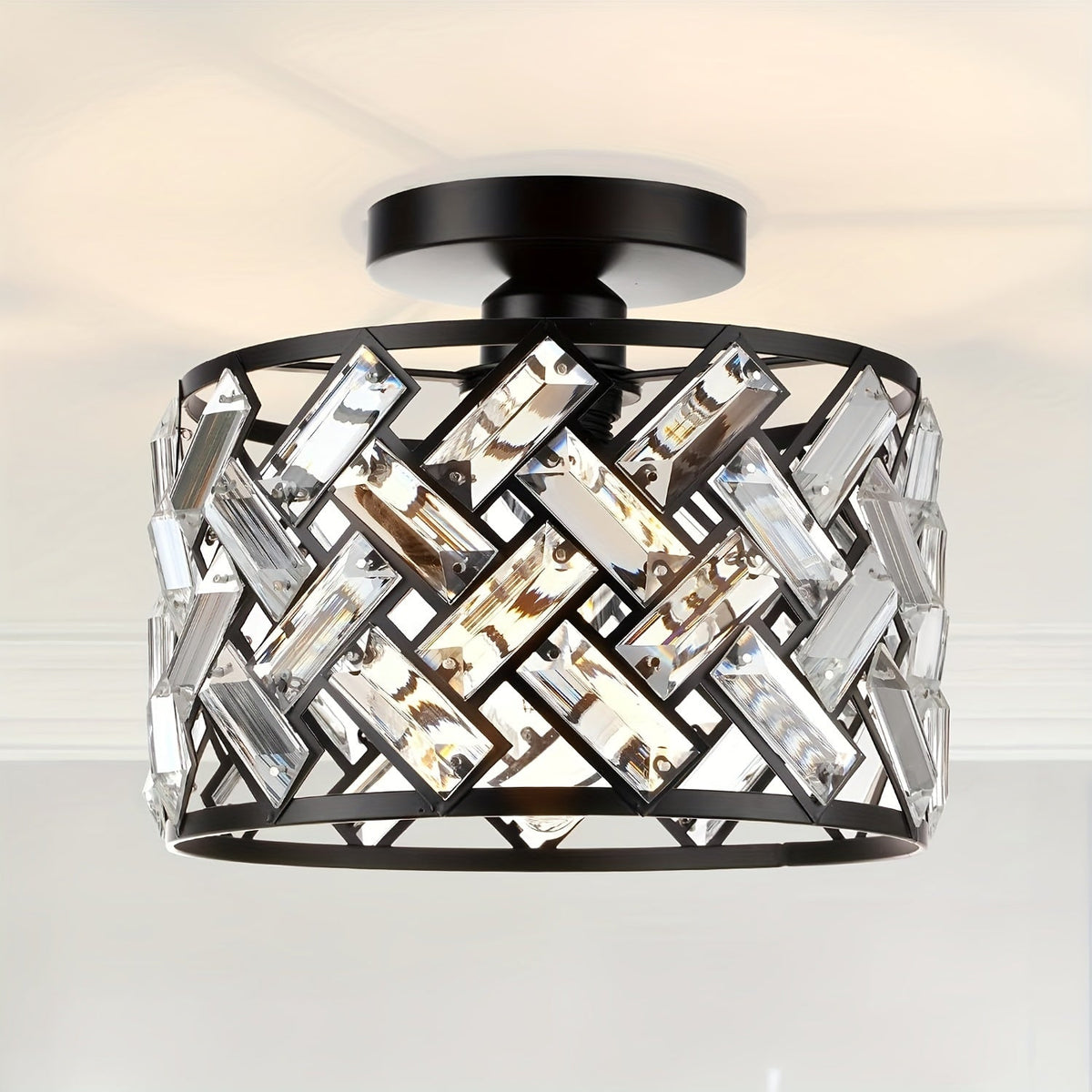 Crystal Flush Mount Light
