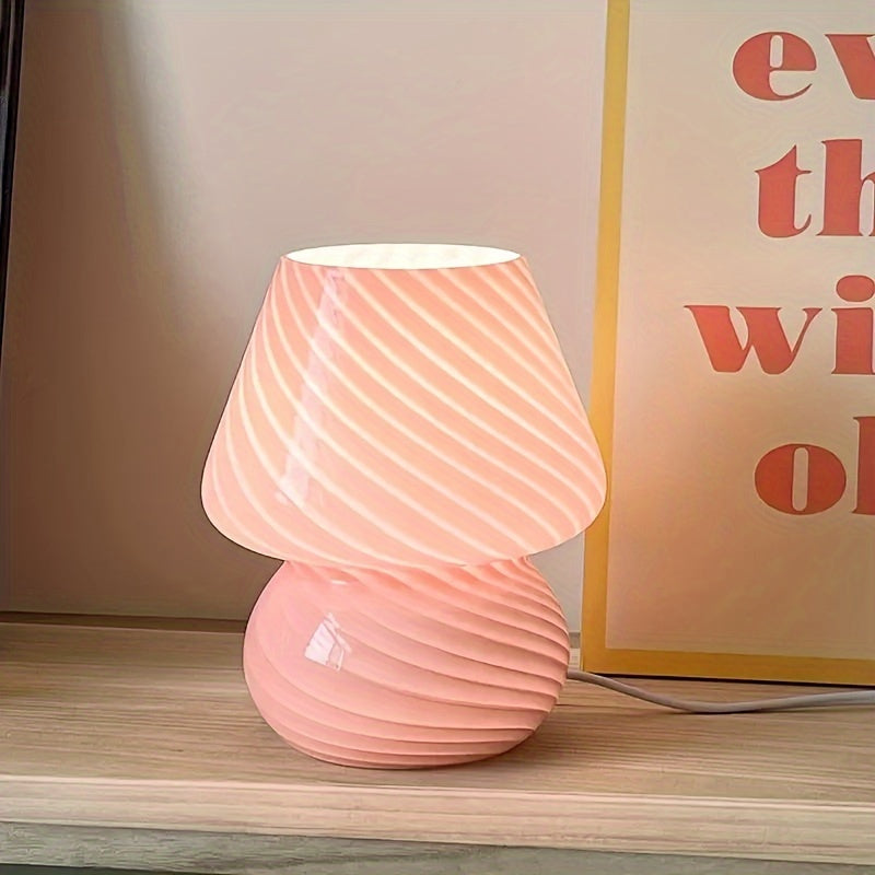 Murano Mushroom Glass Lamp