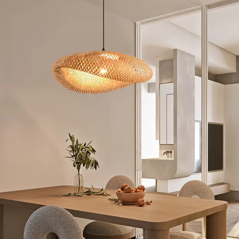 BambooBoho Rattan Pendant Shade