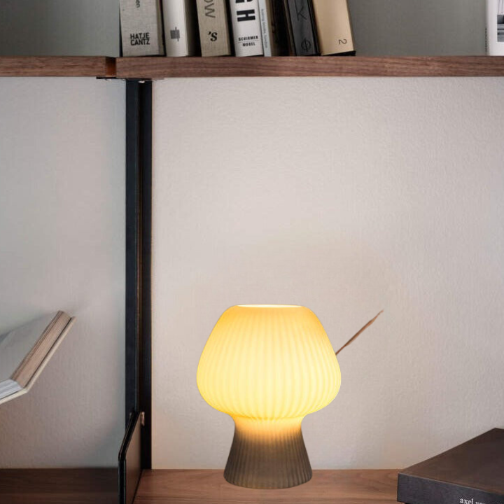 Mushroom Glass Bedside Lamp