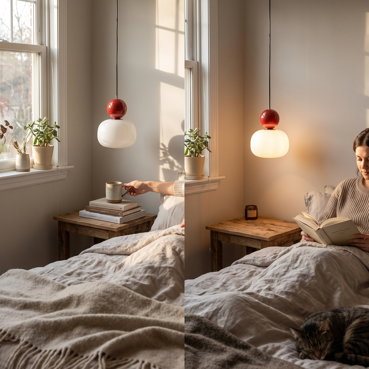 Nordic Pumpkin Pendant Light lifestyle