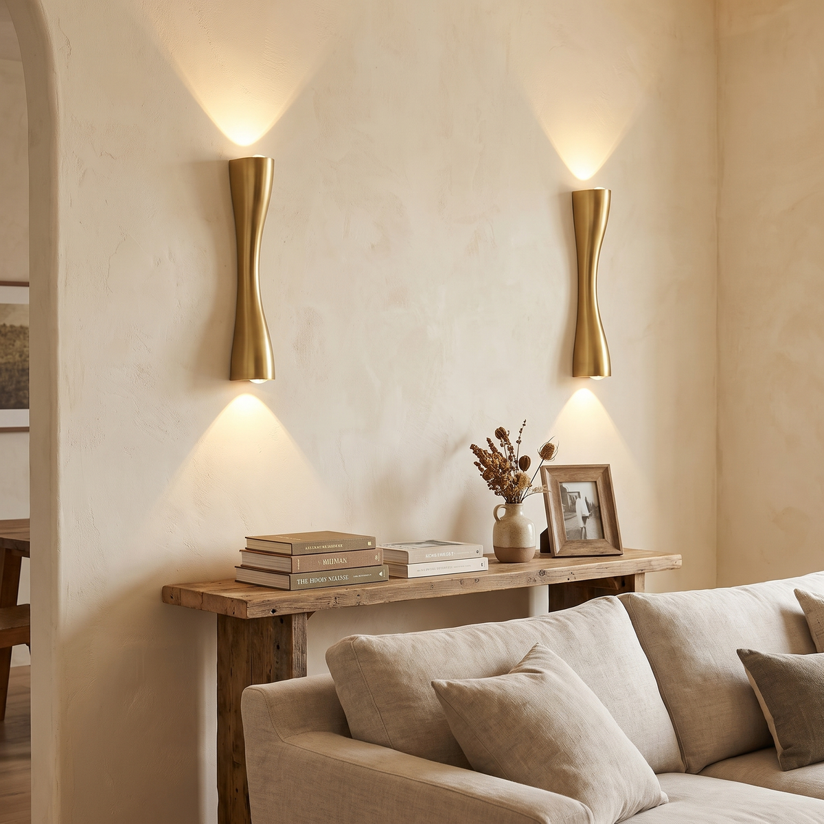 Modern Gold Wall Light | Nordic Up & Down Waterproof Lamp lifestyle