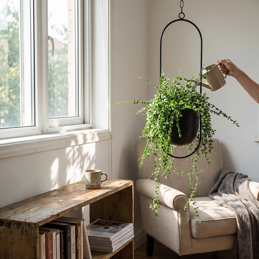 FloraFrame Hanging Planter | Modern Minimalist Iron Design lifestyle