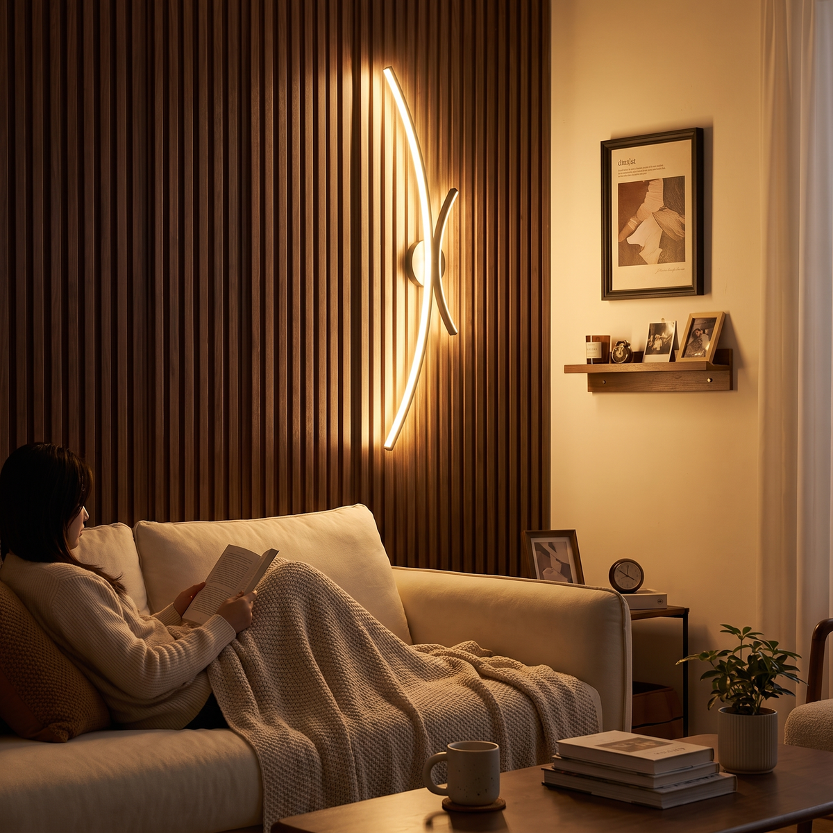Modern LED Wall Light | Linear Wall Sconce for Bathroom, Liv lifestyle