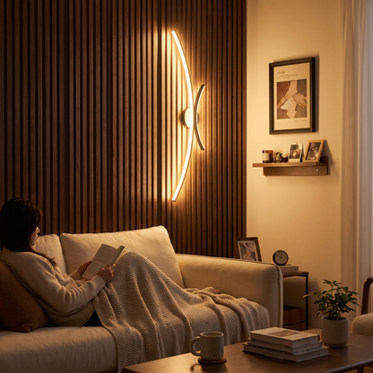 Modern LED Wall Light | Linear Wall Sconce for Bathroom, Liv lifestyle