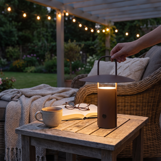 Wireless LED Touch Lamp | USB Rechargeable Metal Table Light lifestyle