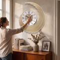 Modern 3D Metal Wall Clock | Silent Quartz Movement Decorati lifestyle