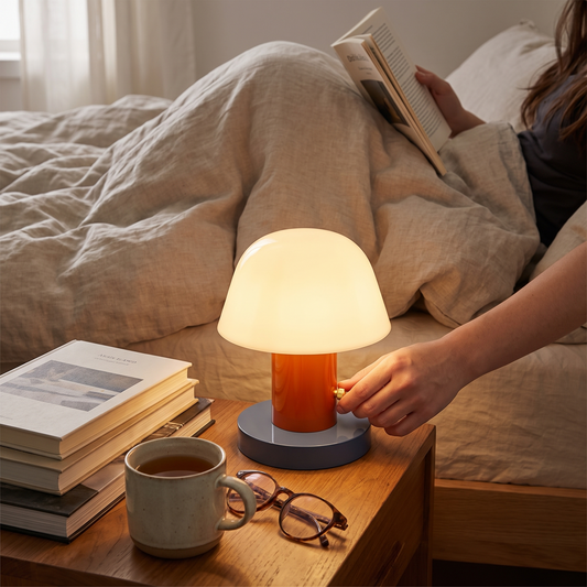 Mushroom Table Lamp | Modern Rechargeable LED Light lifestyle