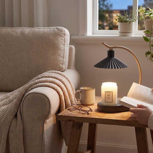 Vanessa Candle Warmer Lamp | Elegant Nordic Ambience lifestyle