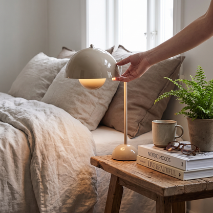 Mushroom Pod LED Table Lamp | Rechargeable Touch Control Nig lifestyle
