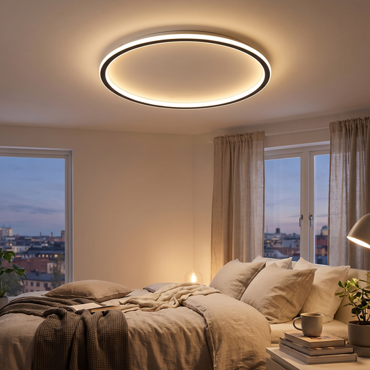 Nordic Disc LED Ceiling Light | Modern Flush Mount Lamp lifestyle