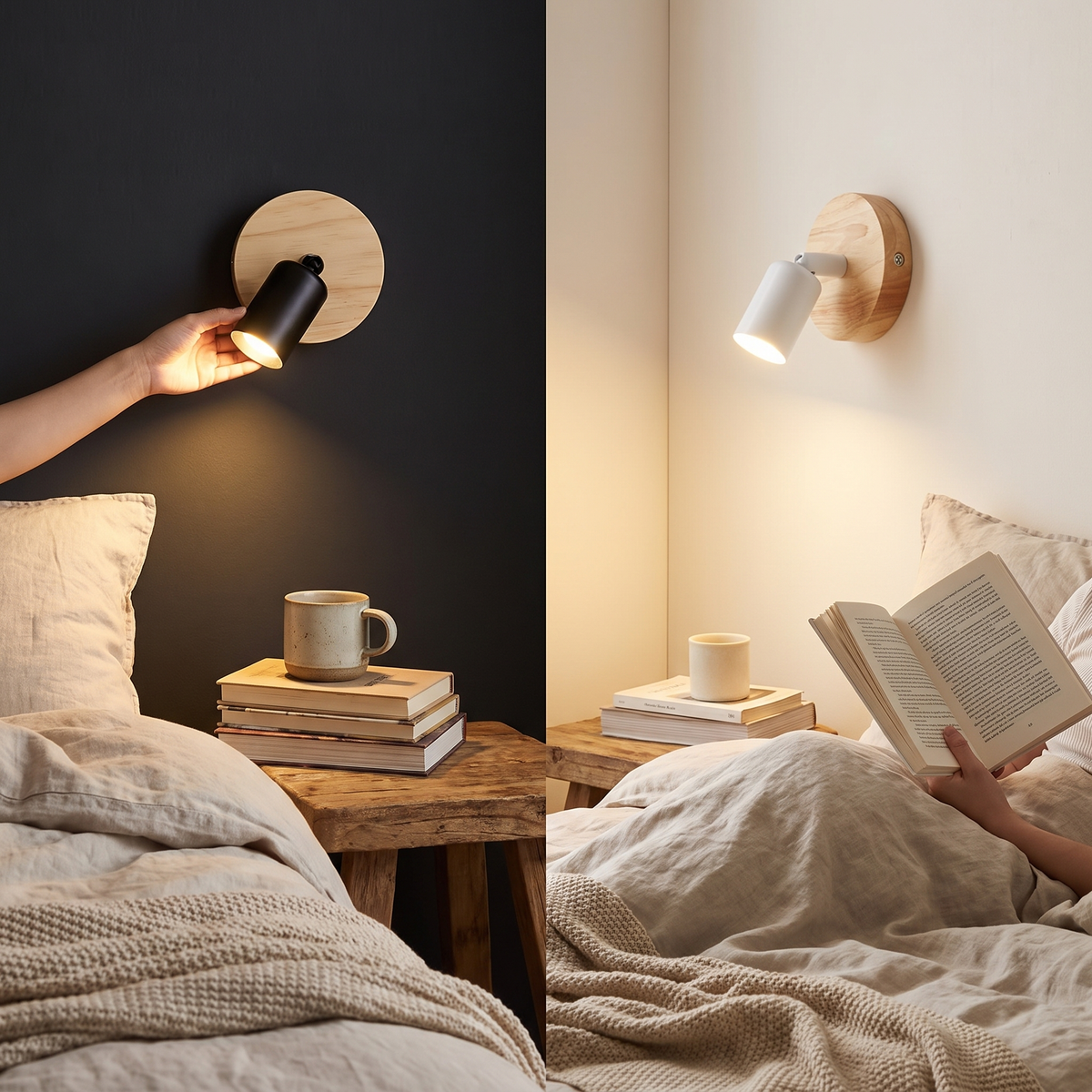 Vintage Retro Wall Lamp | Adjustable Wooden & Metal Sconce lifestyle