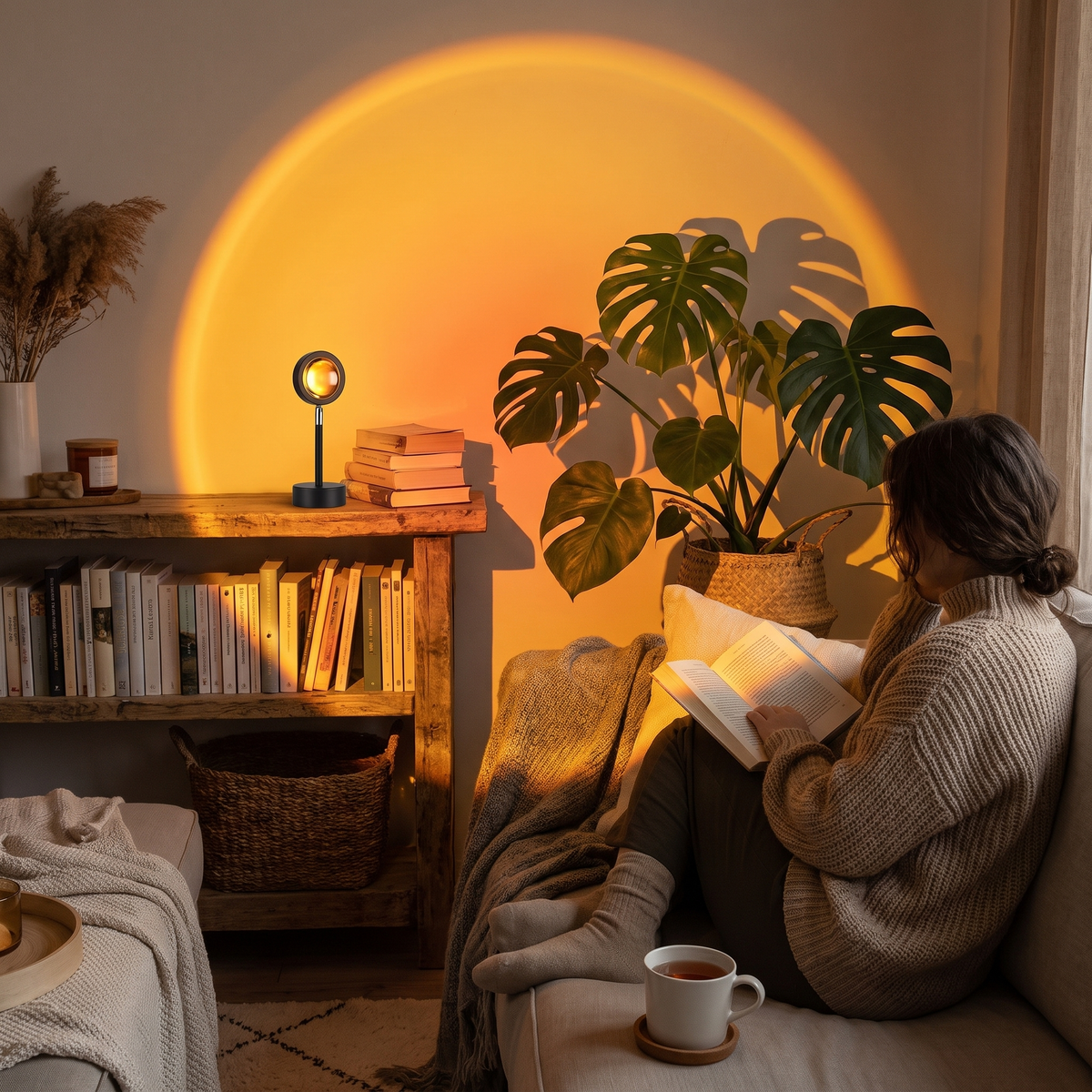 Sunset Projection Lamp | USB Powered Ambient Light lifestyle