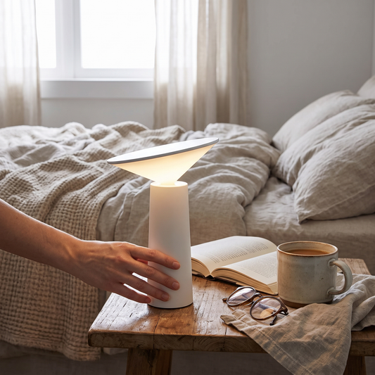 Aurora Libra Table Lamp | Dimmable & Modern Designer Lightin lifestyle