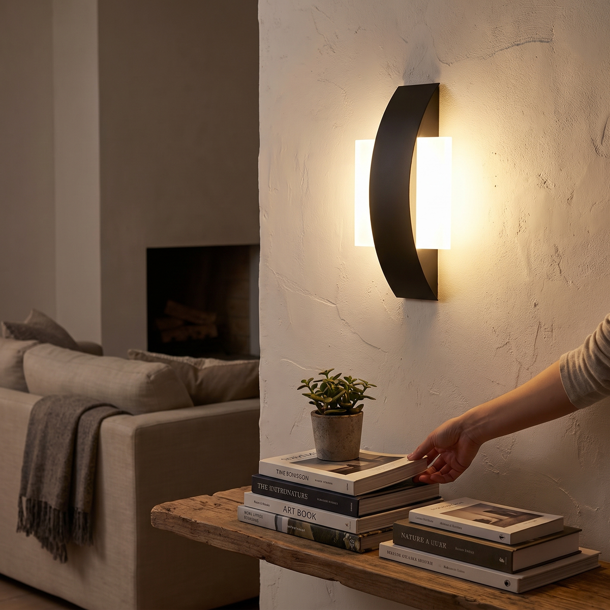 Acrylic Wall Lamp | Minimalist Ambient Lighting Design lifestyle