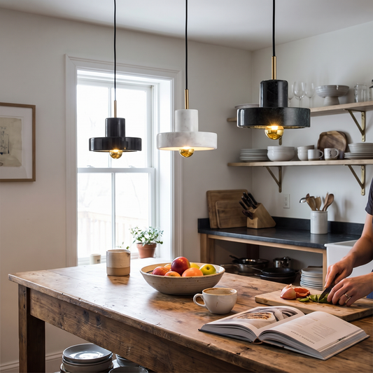 Marble Pendant Lamp | Natural Stone Postmodern Design lifestyle