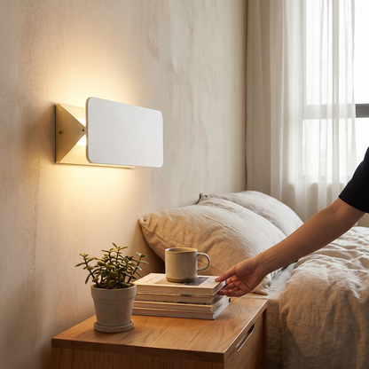 Modern LED Wall Lamp | Minimalist Aluminium Swing Light lifestyle
