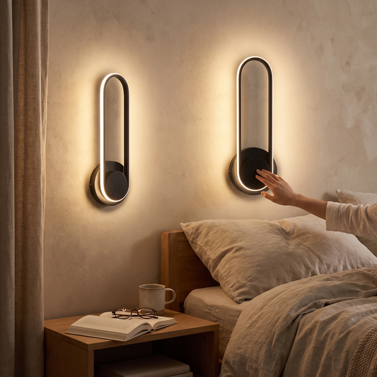 Modern LED Wall Light | 330 Rotating Aluminium Sconce lifestyle