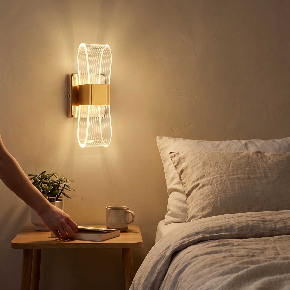 Nordic Luxury LED Wall Lamp | Modern Aluminium Decorative Li lifestyle