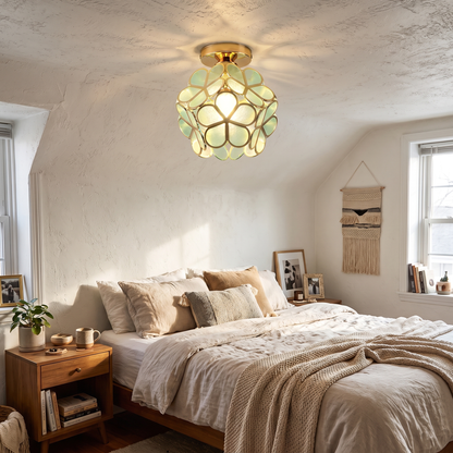 Retro Flower Ceiling Light | Colourful Vintage-Inspired PVC  lifestyle