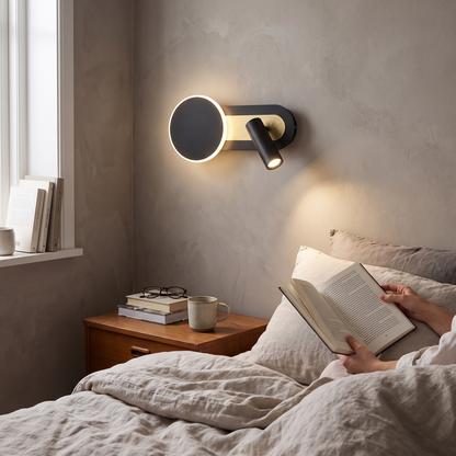 HaloBeam Wall Light | Modern Nordic Dual LED Design lifestyle
