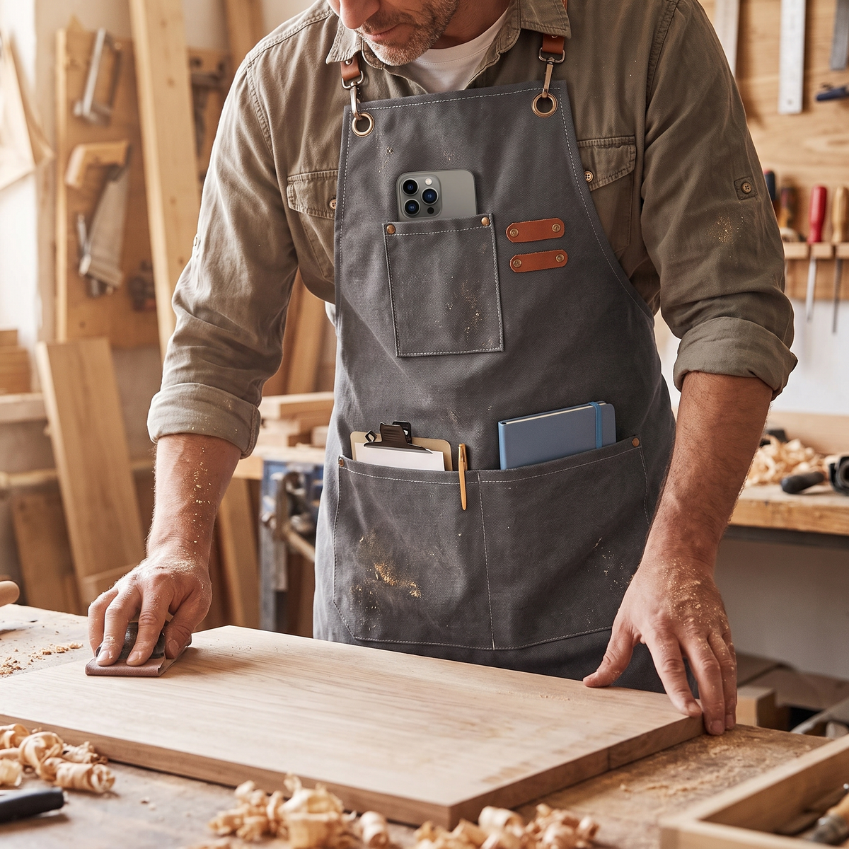 ProWear | Canvas Kitchen Apron | Unisex Chef & Workwear lifestyle
