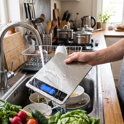 15kg Digital Kitchen Scale | USB Rechargeable Precision Food lifestyle