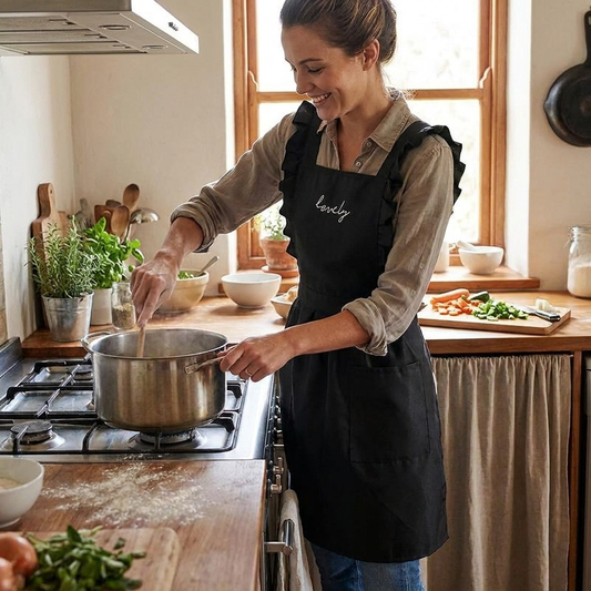 FloraBelle | Princess Style Waterproof Apron | Floral Work U lifestyle