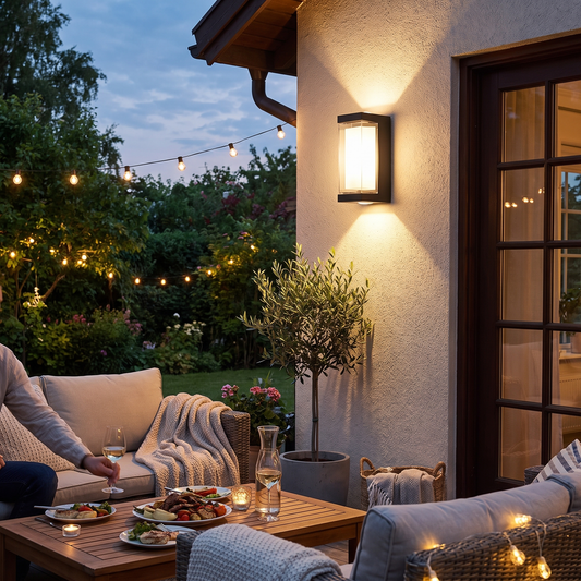 Modern LED Wall Light | Waterproof Up & Down Outdoor Sconce lifestyle