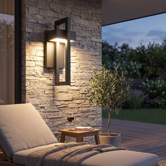 Modern Outdoor Wall Light | Scandinavian Aluminium LED Wall  lifestyle