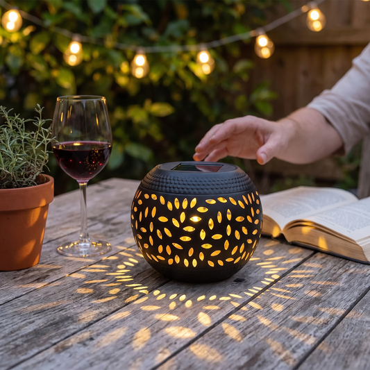 Lumopattern Solar Garden Light | Decorative Metal Outdoor La lifestyle